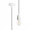 FABIO függesztő készlet fekete/fehér porcelán 230V LED E27 15W