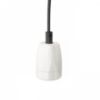 FABIO függesztő készlet fekete/fehér porcelán 230V LED E27 15W