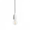 FABIO függesztő készlet fekete/fehér porcelán 230V LED E27 15W