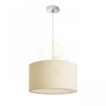 LALO 40 függő lámpa krémfehér matt nikkel 230V LED E27 3x15W