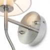 VERSA fali lámpabúra fehér matt nikkel 230V LED E27 LED 15+3W 40°  3000K