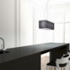 LOPE 80 függő lámpa fekete matt nikkel 230V LED E27 4x15W
