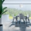 LUNEA 40 függö lámpa triplex  opál üveg 230V LED E27 15W