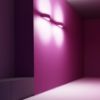 CRESCENT L fali lámpa  gipsz 230V LED E14 2x6W