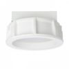 MIA R süllyesztett lámpa  gipsz/szatén akril 230V LED E27 2x11W