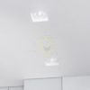 DINO SQ G53 dönthető lámpa  gipsz 230V LED G53 15W