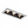 MONE III dönthető ezüstszürke  12V GU5,3 3x50W