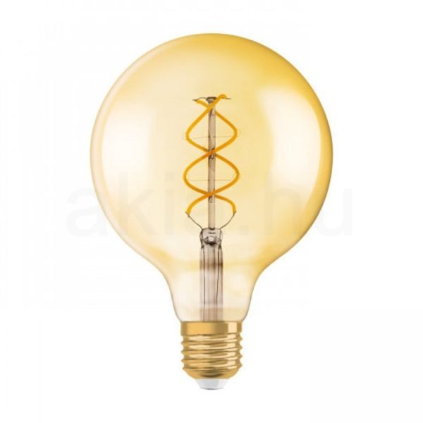 OSRAM Vintage Globe 125 SPIRAL borostyán 230V E27 LED EQ25 2000K