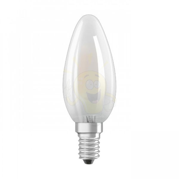 OSRAM Retrofit gyertya alakú DIMM  matt 230V E14 LED EQ40  2700K