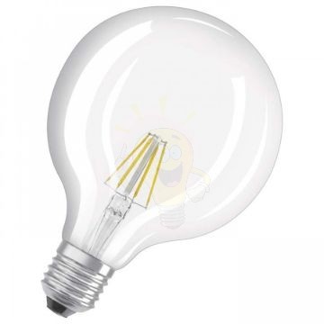 OSRAM Retrofit Globe 125   világos 230V E27 LED EQ40  2700K