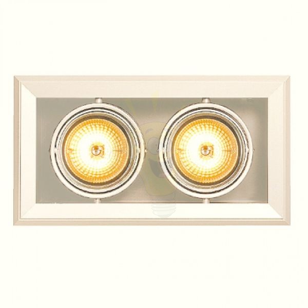 AIXLIGHT MOD 2 QRB111 süllyesztett lámpa krémfehér 12V G53 2x50W