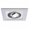 NICELIGHT I süllyesztett lámpa szálcsiszolt alumínium/szatén üveg 12V GU5,3 50W