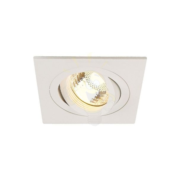 NEW TRIA SQ I MR16 süllyesztett lámpa matt fehér 12V GU5,3 50W