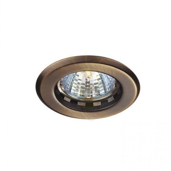 FGL Standart MR16 süllyesztett lámpa fésült acél 12V GU5,3 50W