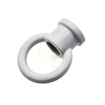 Lámpa tartógyűrű fehér - belső menetes 18mm