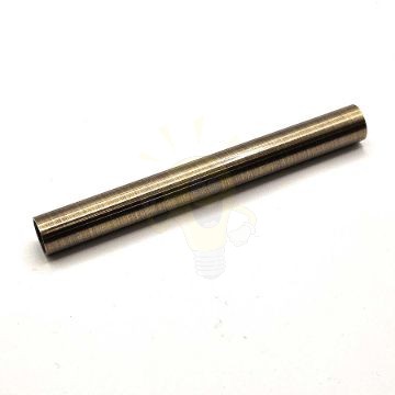 Antik bronz cső két végén belső menettel - 10cm