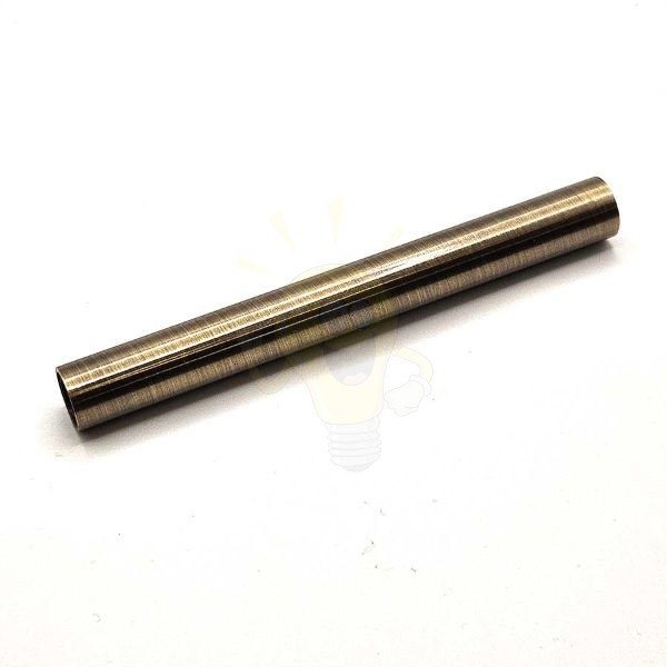 Antik bronz cső két végén belső menettel - 10cm