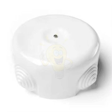 Porcelán kötődoboz retro és loft villanyszereléshez