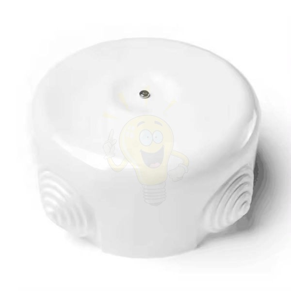 Porcelán kötődoboz retro és loft villanyszereléshez