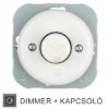 Porcelán dimmer Ø60 mm-es süllyesztett szereléshez