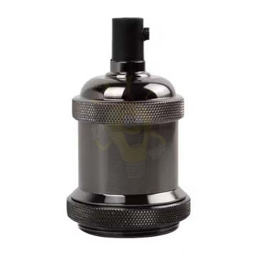 edison-izzo-foglalat-fenyes-fekete-szin-e27