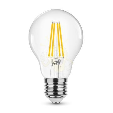 LED Izzó Filament A60 4,2W E27 360° 2700K (470 lumen) dimm.