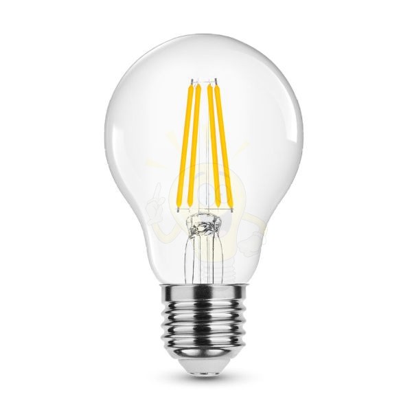 LED Izzó Filament A60 4,2W E27 360° 2700K (470 lumen) dimm.
