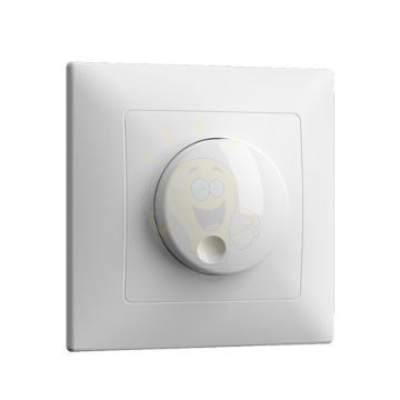 Fehér süllyesztett fali dimmer 1000W terhelhetőséggel LED fényforrásokhoz