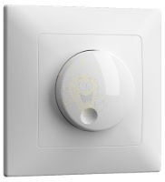 Fehér süllyesztett fali dimmer 1000W terhelhetőséggel LED fényforrásokhoz