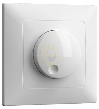 Fehér süllyesztett fali dimmer 1000W terhelhetőséggel LED fényforrásokhoz