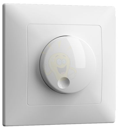 Fehér süllyesztett fali dimmer 1000W terhelhetőséggel LED fényforrásokhoz