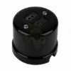 Falon kívüli fekete porcelán USB csatlakozó 20 W teljesítménnyel