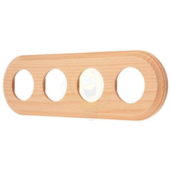 Natúr fa 4-es sorolókeret BONOLO porcelán szerelvényekhez