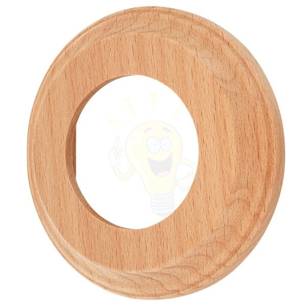 Natúr fa keret süllyesztett porcelán szerelvényekhez