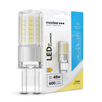 Modee Lighting LED Izzó G9 Aluminium 5W 2700K (600 lumen) ERP B1
