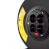 Technik Professional Kábeldob 4-er 25m 1,5mm2 (fekete) 16A