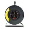 Technik Professional Kábeldob 4-er 25m 1,5mm2 (fekete) 16A