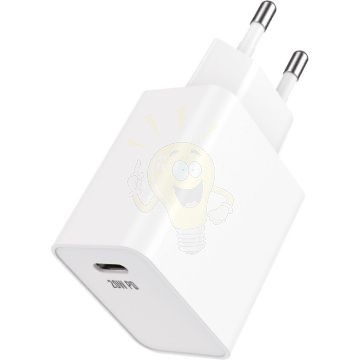 Technik Hálózati Adapter USB-C (fast charger) 20W Fehér