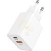 Technik Hálózati Adapter USB A+C  (fast charger) 20W Fehér