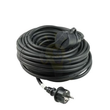 Technik Industrial Hosszabbító 1 utas 20m kábellel 3x2,5mm2 H07RN-F (IP44) 16A