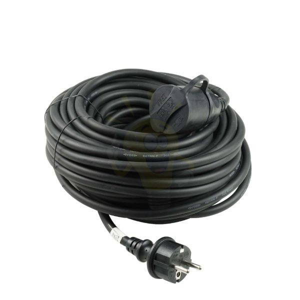 Technik Industrial Hosszabbító 1 utas 20m kábellel 3x2,5mm2 H07RN-F (IP44) 16A