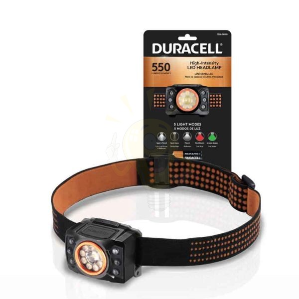 Duracell Fejlámpa DH550SE (+3AAA) IPX4 (550 lumen) B1