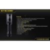 Nitecore Elemlámpa EF1 (1x18650) 830 lumen ATEX 2/22 G Ex d II T6 Gb