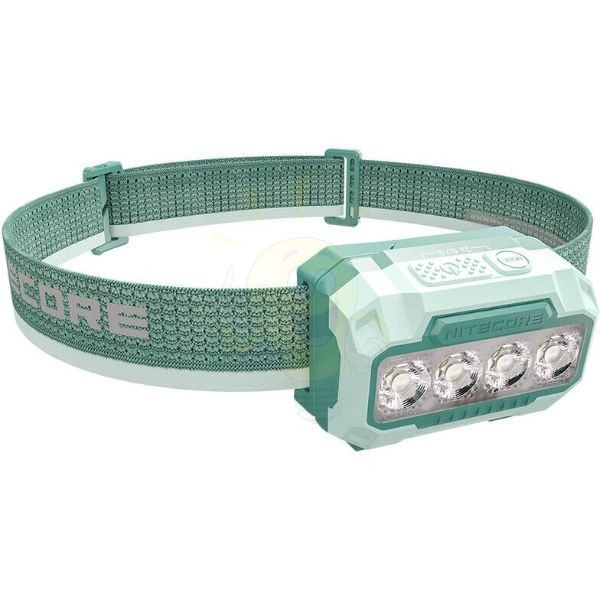 Nitecore Fejlámpa HA23UHE (3x AAA/akkumulátor) 4x MCT UHE LED (600 lumen) Zöld