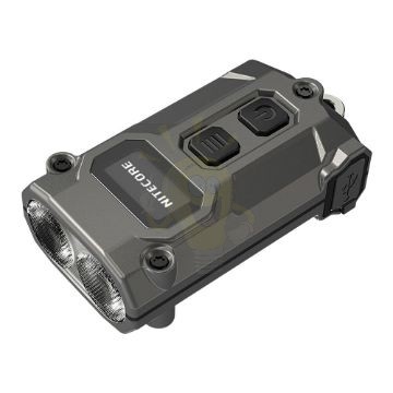 Nitecore Elemlámpa TINI 3 (akkumulátoros) MCT UHE LED (600 lumen) Szürke